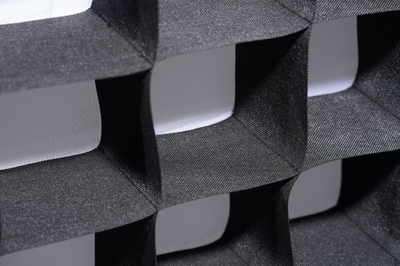 50° FABRIC EGG CRATE with Carrying Case